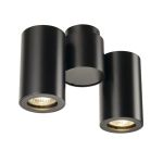SLV Enola B Wand en Plafondlamp Aluminium Zwart | Geschikt voor 2x GU10 