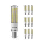 Voordeelpak 10x Osram Special T Slim LED B15d Helder 7W 806lm - 827 Zeer Warm Wit | Vervangt 60W