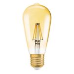 Osram Vintage 1906 LED E27 Edison Filament Goud 7W 725lm - 825 Zeer Warm Wit | Dimbaar - Vervangt 60W