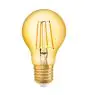 Osram Vintage 1906 LED E27 Peer Filament Goud 4W 410lm - 824 Zeer Warm Wit | Vervangt 40W