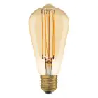 Ledvance Vintage 1906 LED E27 Peer Goud 8.8W 806lm - 822 Zeer Warm Wit | Dimbaar - Vervangt 60W