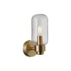 Nordlux Tutan Wandlamp Glas Messing | Geschikt voor E14