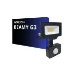 Noxion LED Breedstraler Beamy G3 10W 1100lm 100D - 840 Koel Wit | IP65 - Bewegings- En Lichtsensor - Symmetrisch